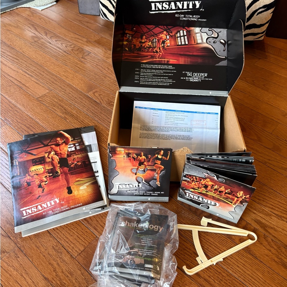 Insanity Workout DVD Set - Black/Red Artwork by Beachbody